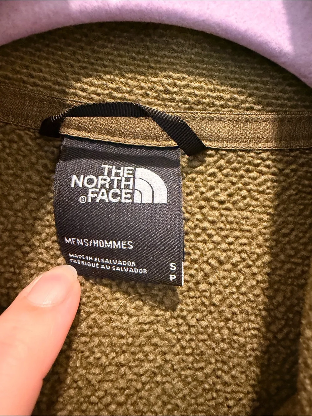 The North Face Cap Rock Half Zip Pullover Fleece Green Men's Size Small